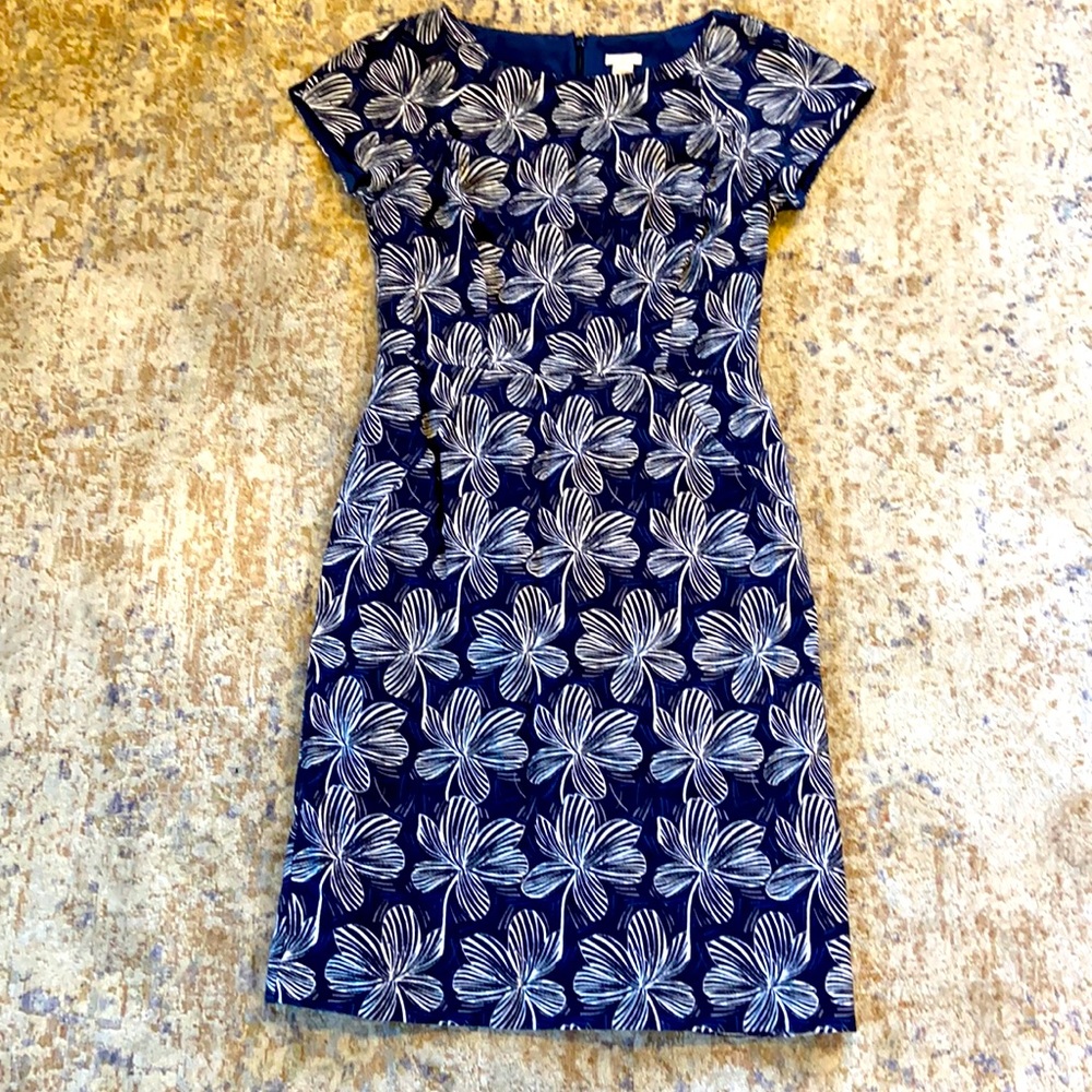 Banana republic women’s size 4 blueprint sheath dress